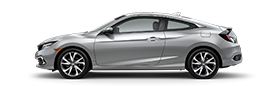 Side View of the Honda Civic Coupe