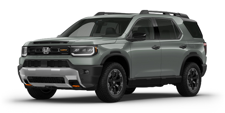 2026 Passport TrailSport Elite 3/4 front view in Ash Green Metallic.